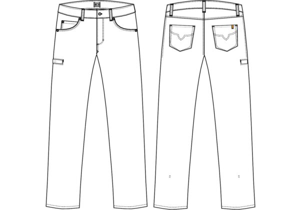 Damejeans med lav talje - Image 2