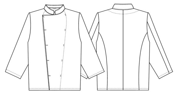 Kokkejakke i Classic Look - Image 2