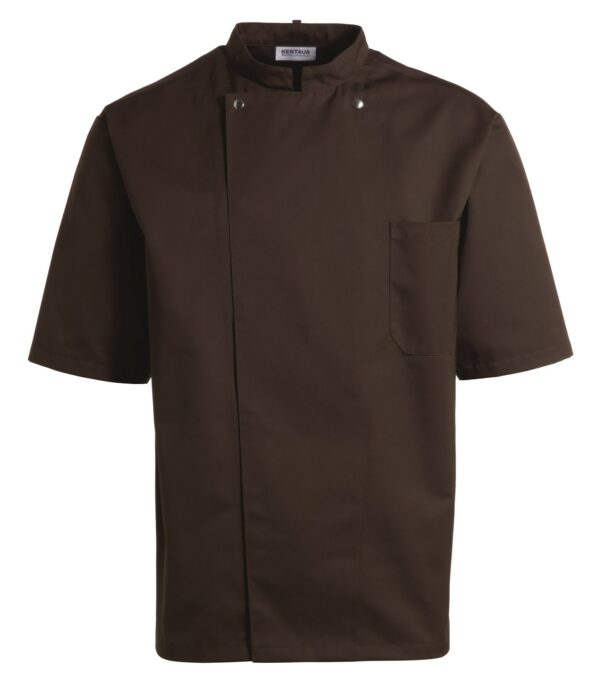 Unisex kokkejakke med korte ærmer - Image 5