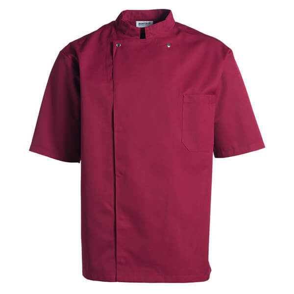 Unisex kokkejakke med korte ærmer - Image 3