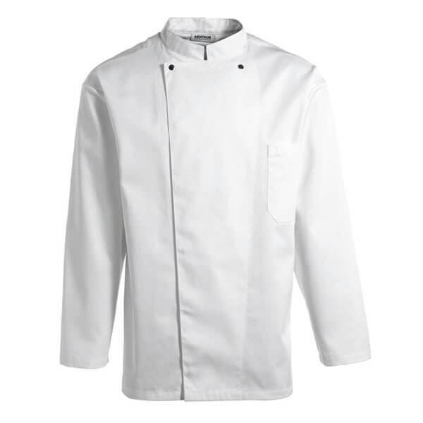 Unisex kokkejakke med lange ærmer - Image 2
