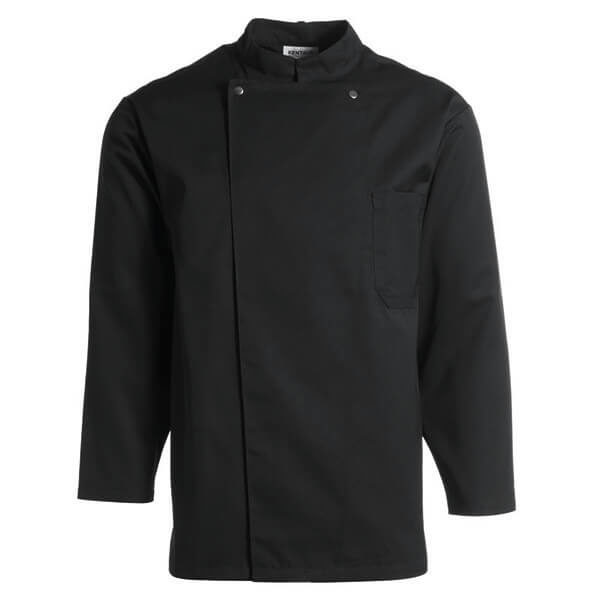 Unisex kokkejakke med lange ærmer