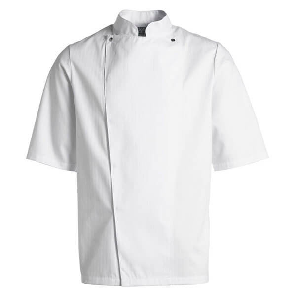 Chefkokkejakke med korte ærmer