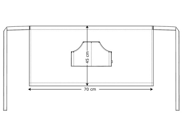 Forstykke med lommer - Image 2