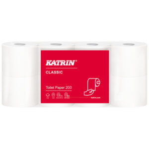 Toiletrulle Katrin Classic 200 hvid