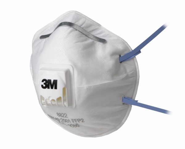 3M™ Støvmaske 8822 med ventil - Image 3