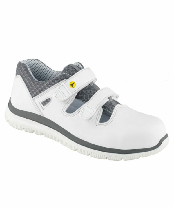 Hvid Sandal med velcro Euro-Dan Dynamic